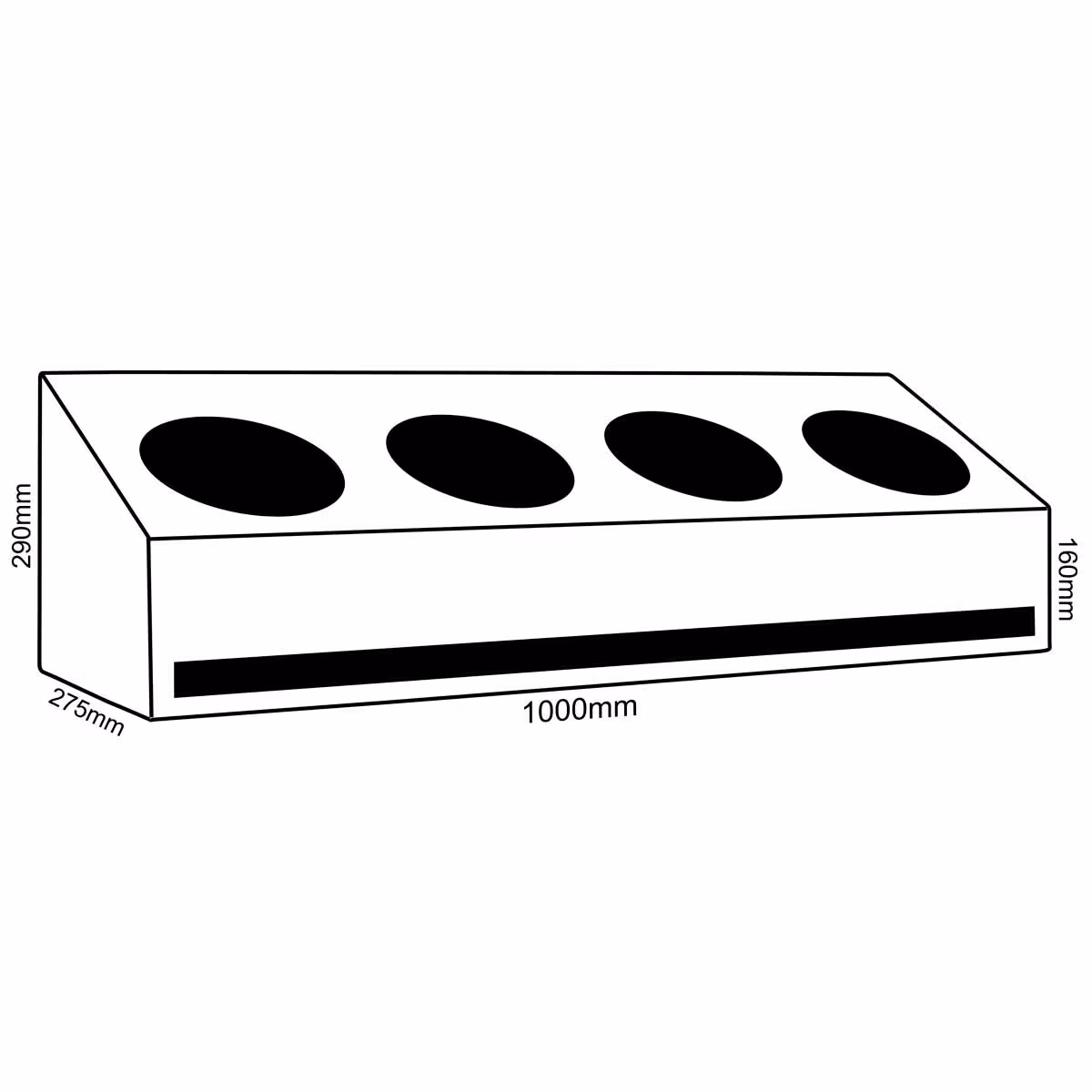 Raggarplanka Slope Slot 4x6.5