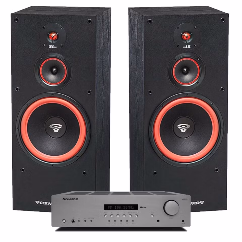 Cerwin-Vega SL-12 &  Cambridge Audio AX R100D
