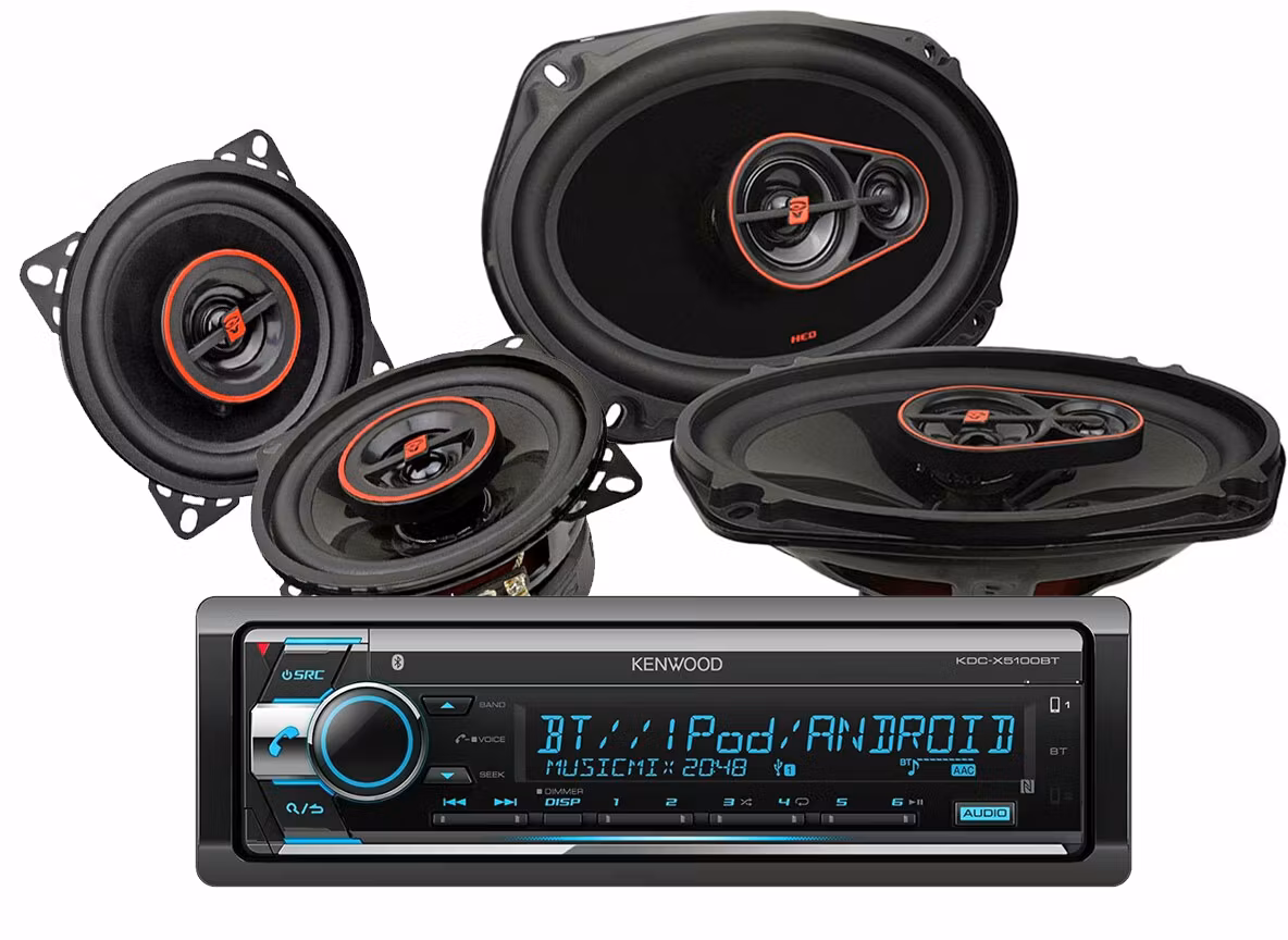 Kenwood KDC-X5200BT & Cerwin-Vega HED 6x9" + 4"