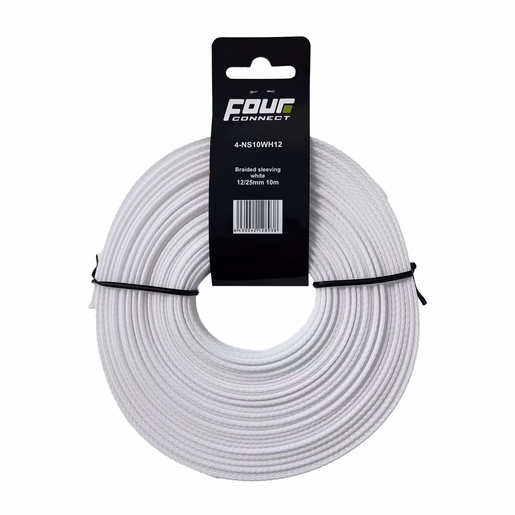 FOUR Connect 4-NS10WH12 Nylonsock White 12/25mm 10m