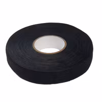 FOUR Connect PET Fleece Tape, W:19mm, L:25m/roll, black color, tearable