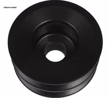 17mm dubbelhjul inkl mutter m17 1,5mm