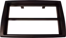 Monteringsram Citroën, Fiat, Peugeot: 2-DIN svart