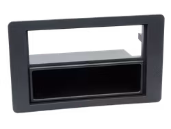 ACV 281270-02 1-DIN Facia plate with pocket Saab 9.5 black