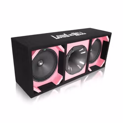 2x8" MM-80L Pro låda med Terror Horn (Rosa)