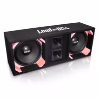 2x10" Chaos Pro låda (Rosa/Med Diskanter)