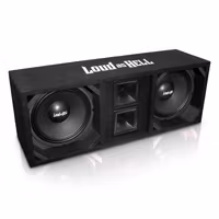 2x10" Chaos Pro låda (Svart/Med Diskanter)