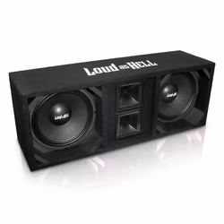 2x10" Chaos Pro låda (Svart/Med Diskanter)