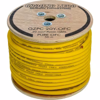 Ground Zero OFC virtakaapeli 20mm2 50m keltainen