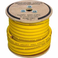 Ground Zero OFC virtakaapeli 50mm2 15m keltainen