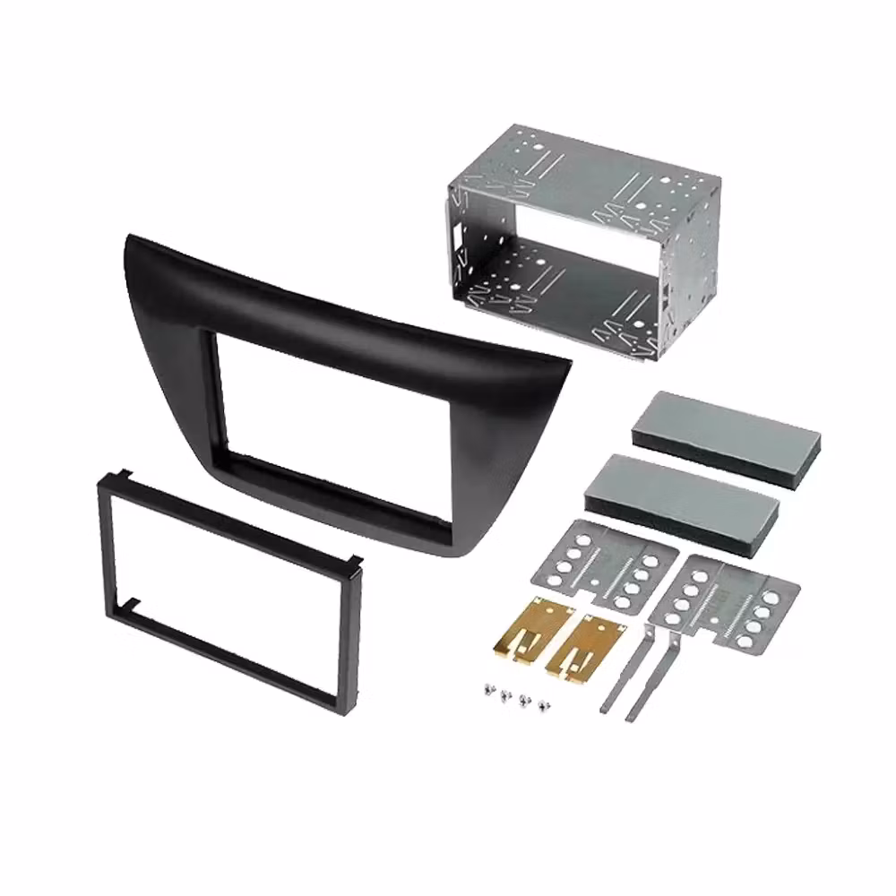 Radioram: Mitsubishi 2 DIN svart