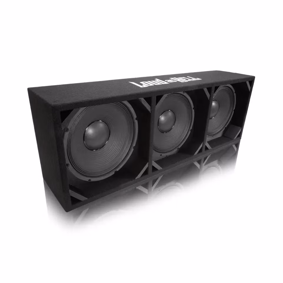 3x12" PA12/4 Kick låda (Svart)