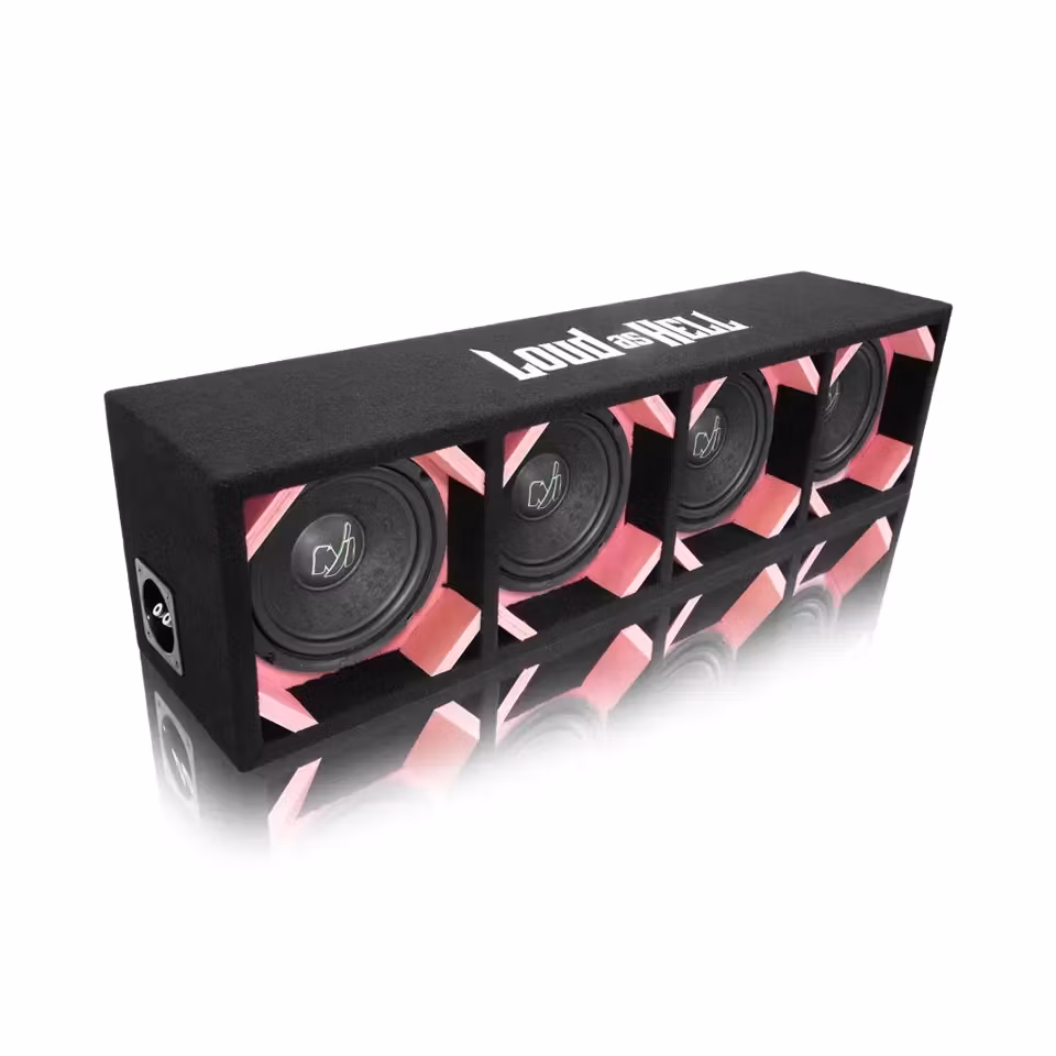 4x8" LW - 80A4 Kick låda (Rosa)