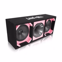 2x8" PA08/8 Pro låda med Inferno Horn (Rosa)