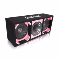 2x8" LW - 80A4 Pro låda med Inferno Horn (Rosa)