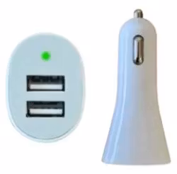 Tech connect USB billaddare vit