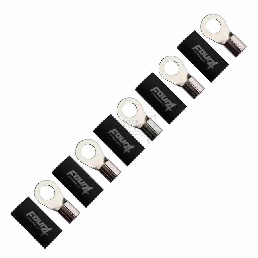 FOUR Connect 4-690967 M12 ring terminal 35mm², 5x black