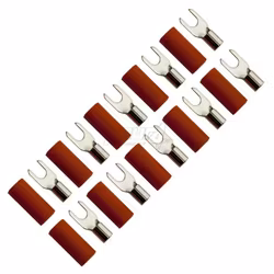 FOUR Connect 4-690825 M4 fork connector 6.0 mm², 10x Red