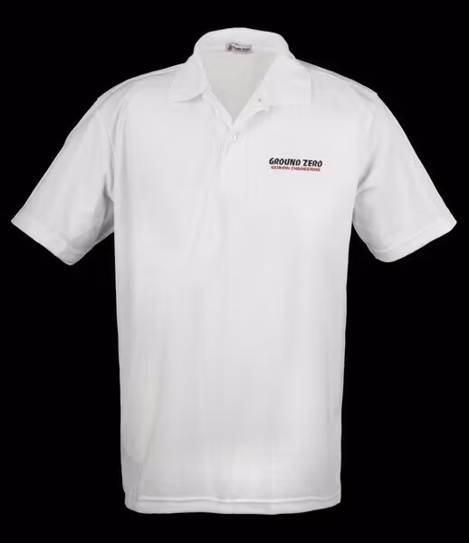 Ground Zero black polo shirt with GZ logo XL