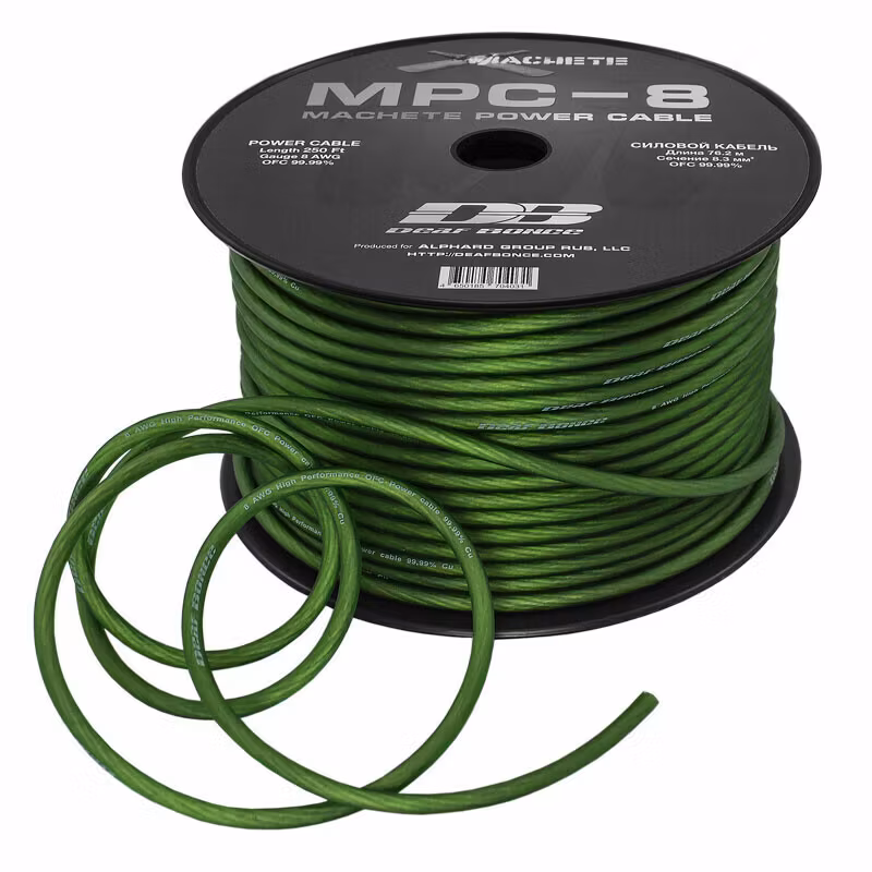 Deaf Bonce Machete 8,2mm2 - Full rulle 76m (Grön)