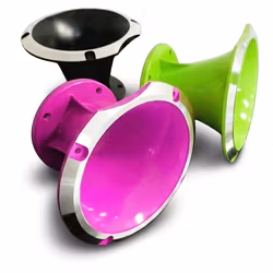 Loud as Hell 2" Horn (Svart)