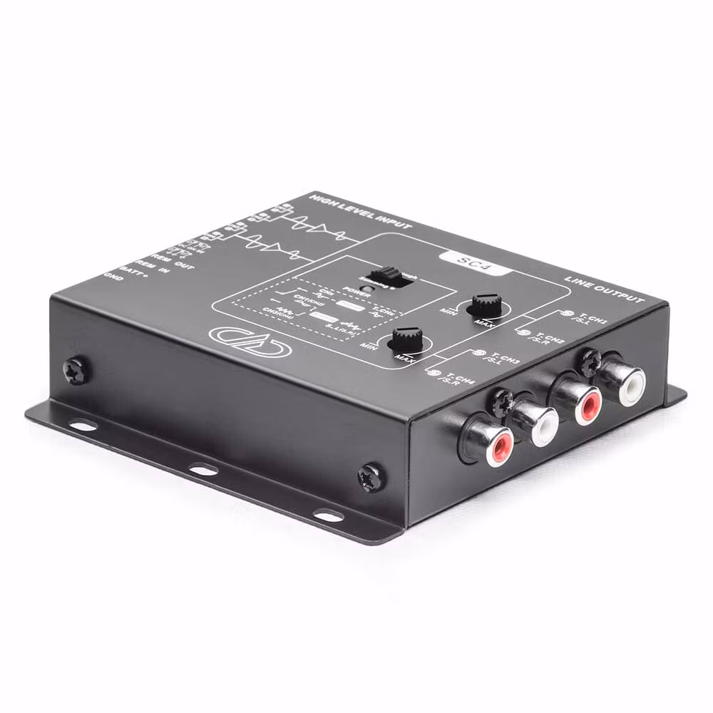 DD Audio SC4a  4-channel signal converter with 12v Remote