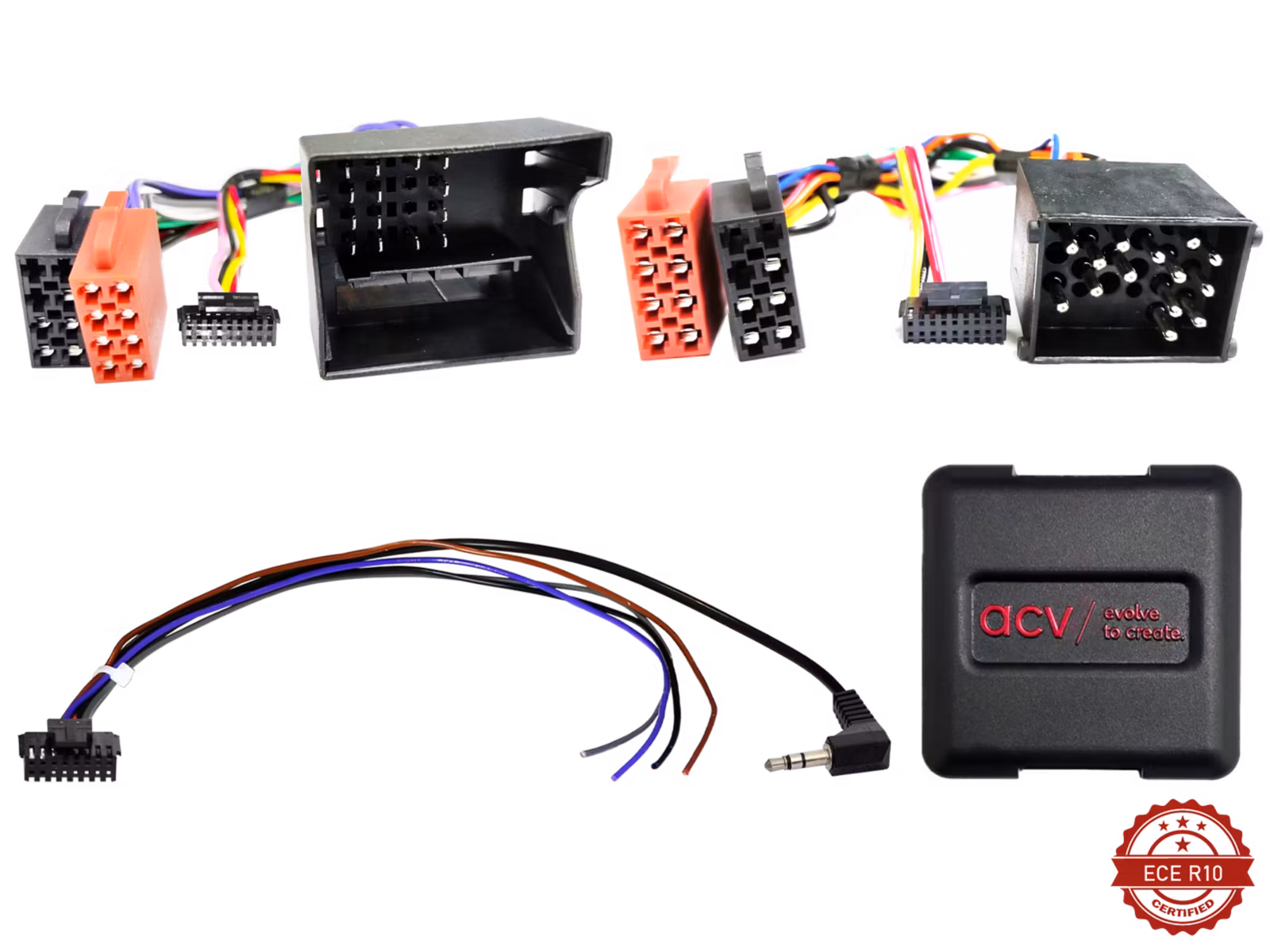 ACV 42xbm00c-0 Steering wheel adapter BMW/Mini 17Pin/Quadlock IBus - Multilead