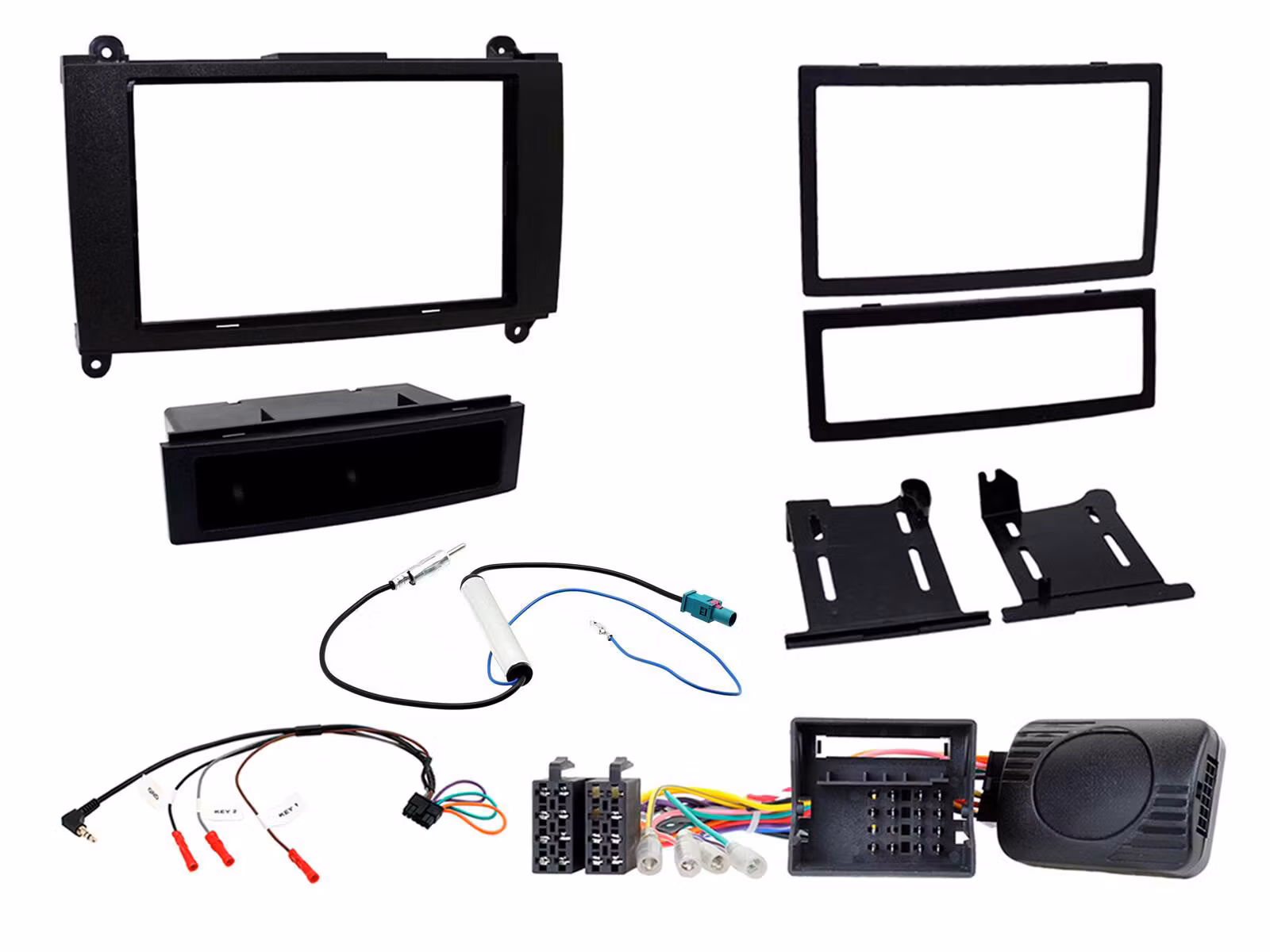 FOUR 4-CTKMB18 Mercedes Sprinter W906 07-10 1/2-DIN Kit