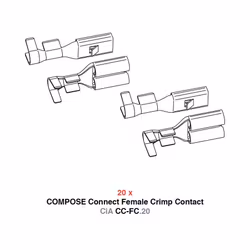 Female CiA CC-FC.20 crimp contact kit for COMPOSE Connect Female Housings