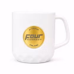 FOUR coffee mug white