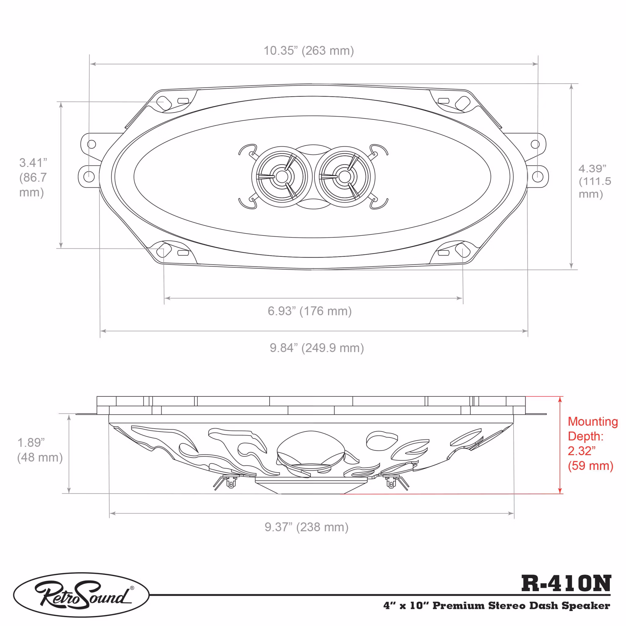 Retrosound R-410N 4x10"