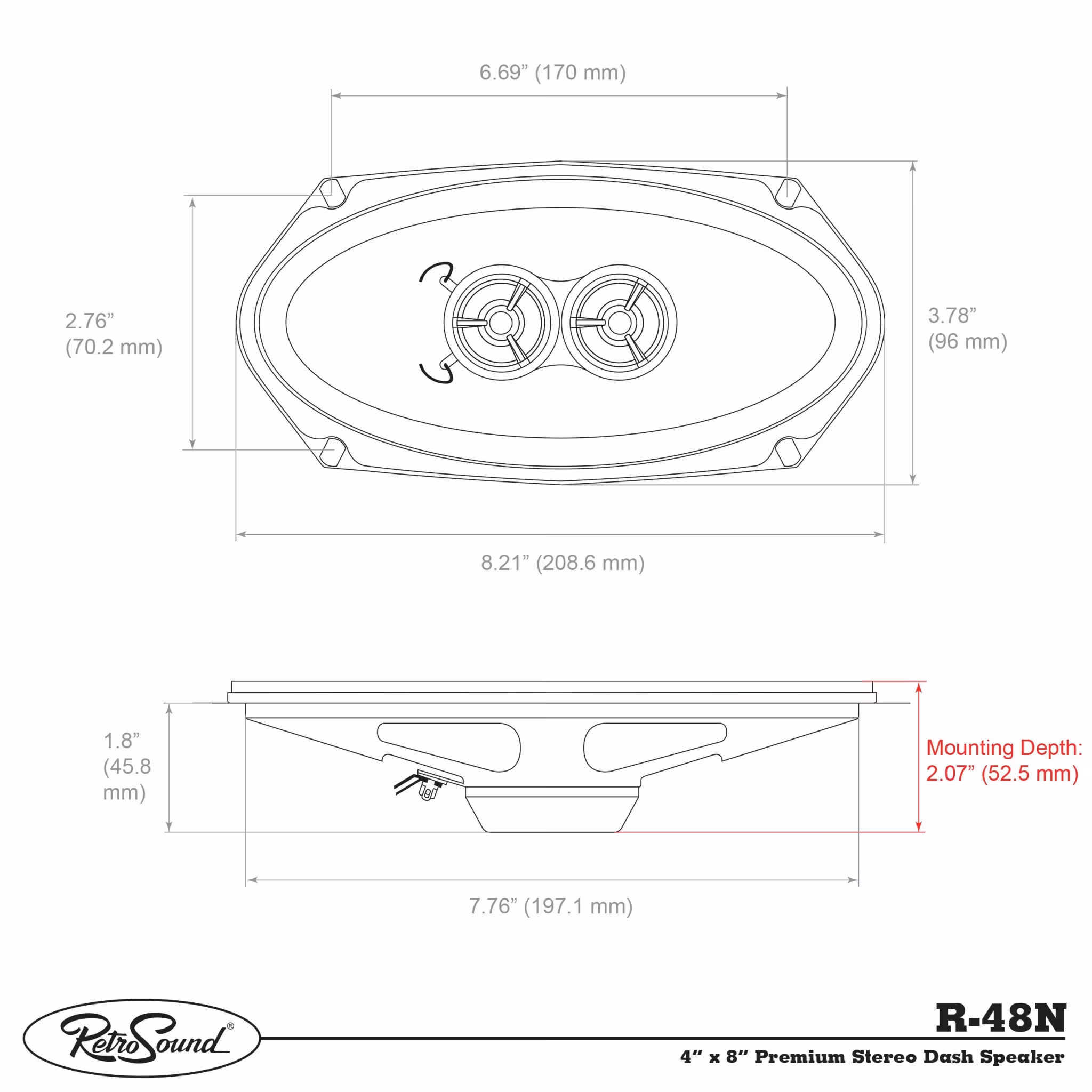 Retrosound R-48N 4x8"