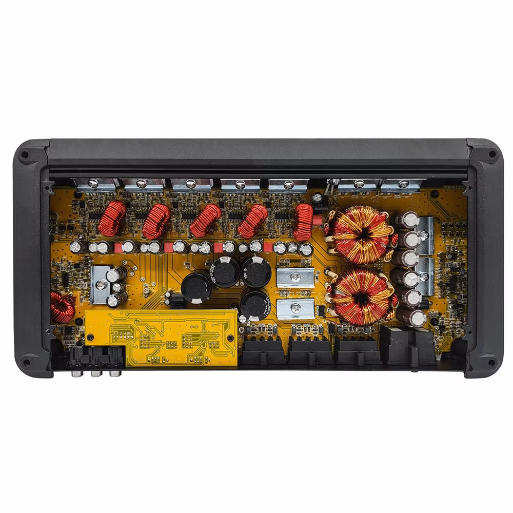 GX1200.6 - 1200W 6-Channel Class D Amplifier | Flush Mounted Bass Knob | High Level Input Capable | Low Pass and Subsonic Crossovers