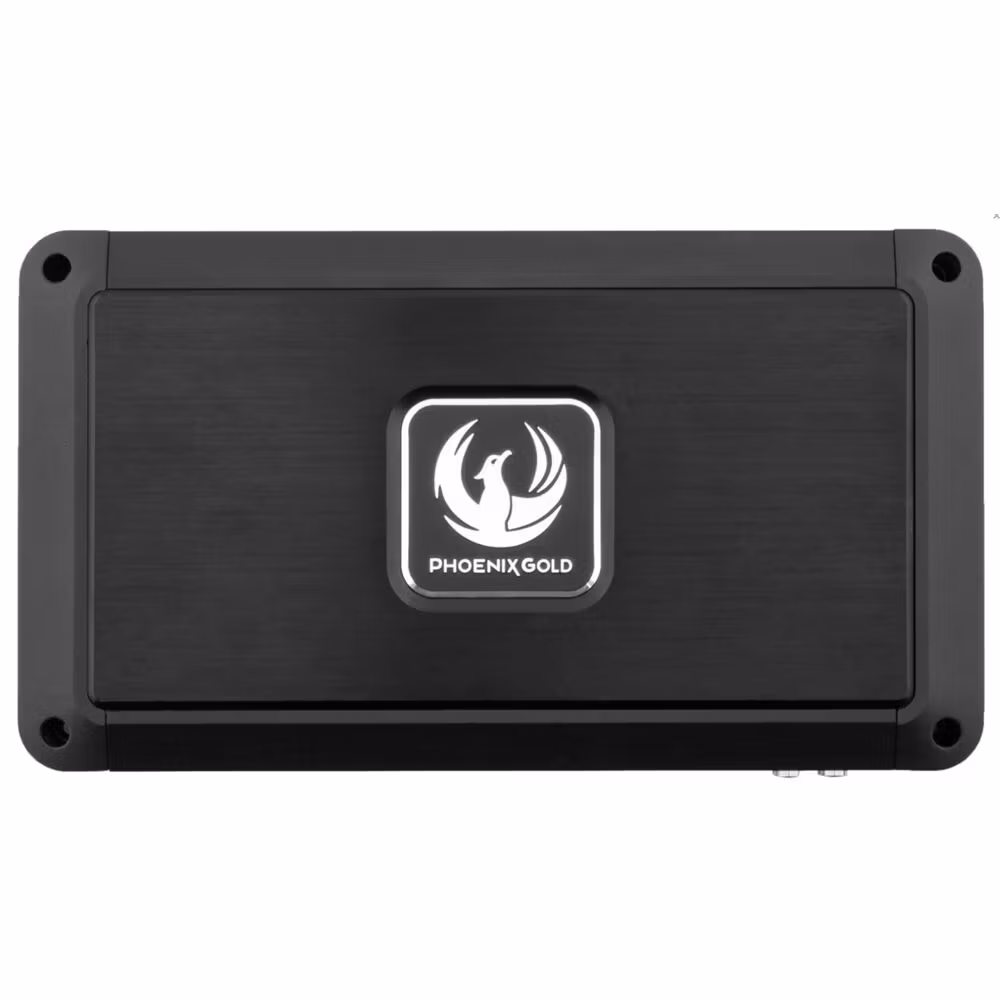 GX1200.1 - 1200W 1-Channel Monoblock Class D Amplifier | Flush Mounted Bass Knob | High Level Input Capable | Low Pass and Subsonic Crossovers