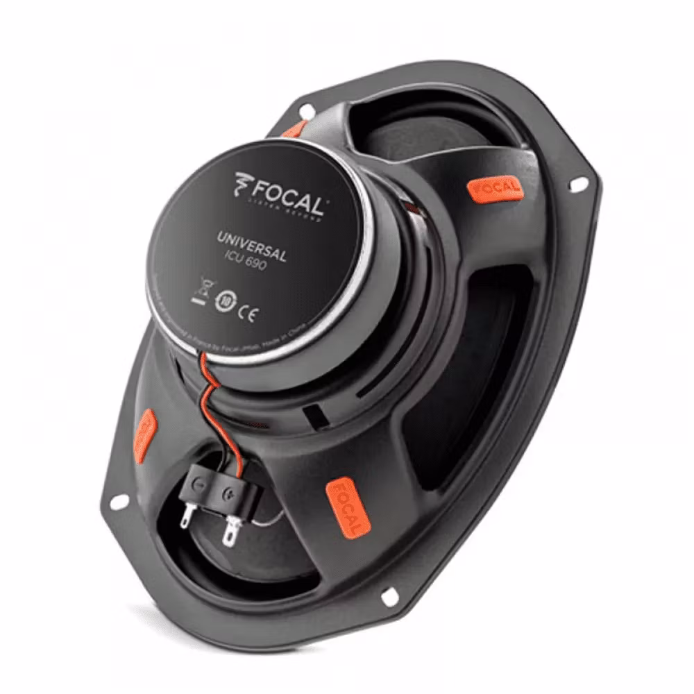 ICU690 Focal Universal | 2-Way Coaxial Car Speakers | 6"x9" | Max 160w