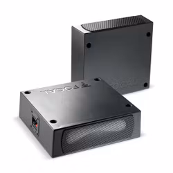 Focal ISUBTWIN 2 x Under Seat Car Subwoofer Speakers | 200W Maximum Power | Ultra-compact & Easy Installation
