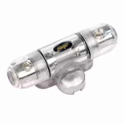 Stinger Single 4GA and 8GA Input/Output Inline AGU Fuse holder