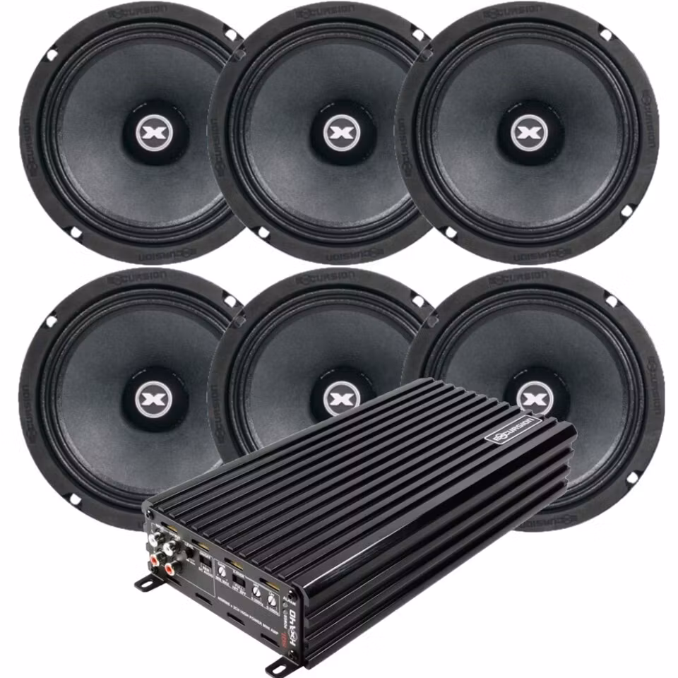 Excursion 6.5" 6-pack Ampkit