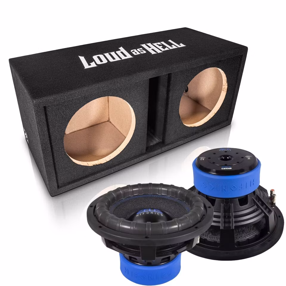 Hifonics ZEUS ZRX12 D2 2x12" LOUD AS HELL låda