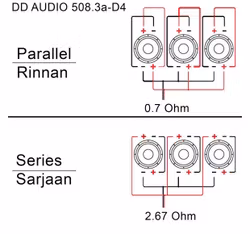 DD Audio LE-508.3 - 0.7Ohm