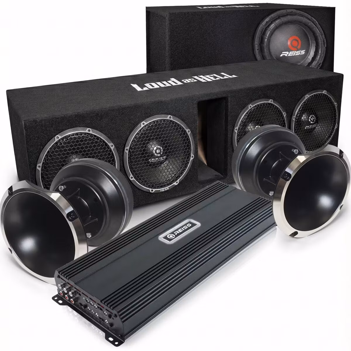 Reiss 4x8" med 1x15" Loud as Hell Ampkit