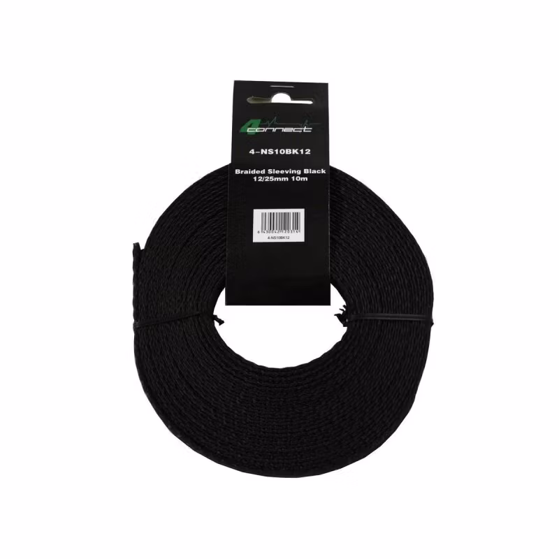 4Connect Svart nylonstrumpa 12/25mm