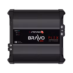 Stetsom BRAVO FLEX 3000W 0,5 - 2 Ohms Mono Car Amplifier