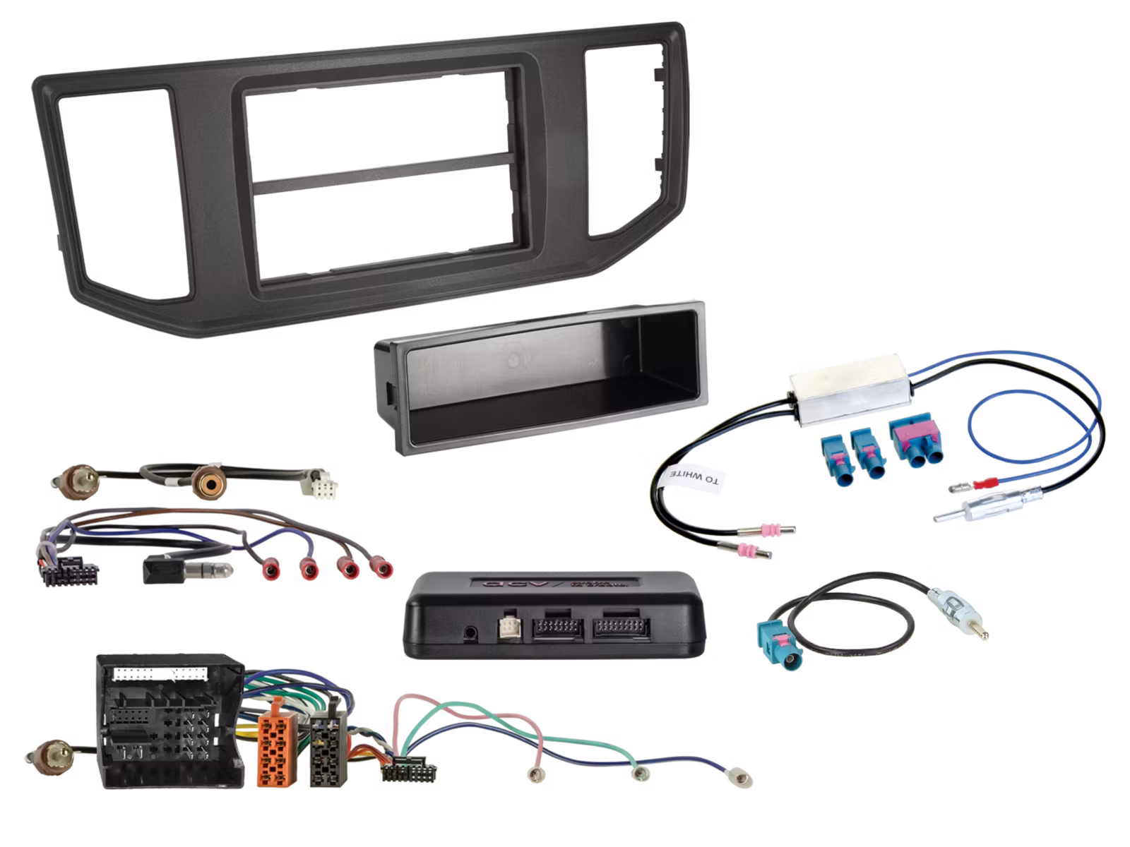 ACV 621320-26-1 2-DIN Kit with pocket MAN TGE/VW Crafter/Grand California