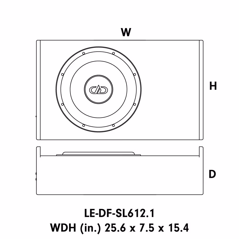 DD Audio LE-DF-SL612.1-D2
