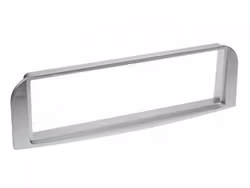 ACV 1-DIN facia plate Alfa Romeo 147/GT silver 100590