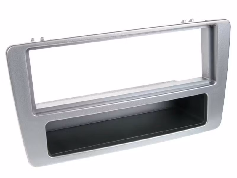 ACV 1-DIN facia plate with pocket Honda Civic 07/2001  silver 100616
