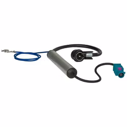 ISO-Antenna adapter  Fakra (Z) with phantom power supply (active) Audi all models