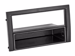 ACV 2-DIN  Asennuspaneeli lokerolla - Skoda Fabia 2004 - 2007 Musta 100625