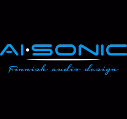AI-SONIC STICKER blue 80x10mm